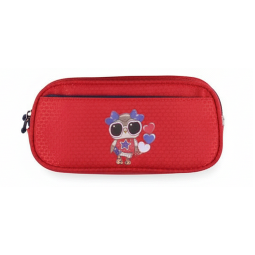 جامدادی دو زیپ دسته دار نیدو (برند لیام) -قرمز.png