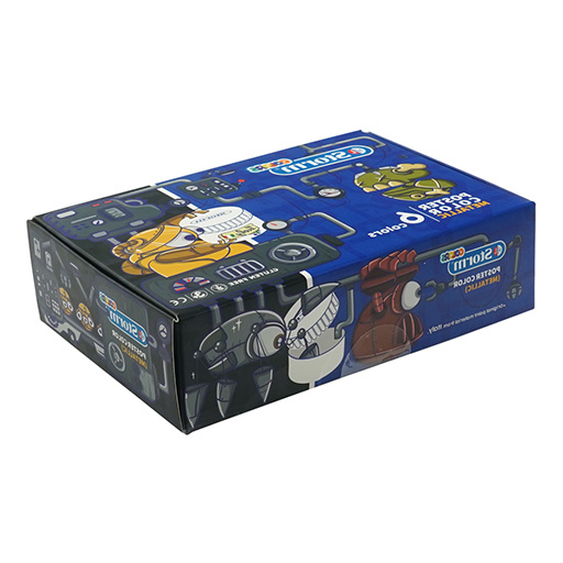 گواش ۳۰ میل ۶ رنگ متالیک (برند استورم)