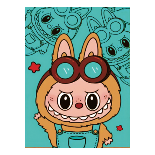 دفتر ۶۰ برگ تک خط سیمی فانتزی (برند مازلاین)-۳.png