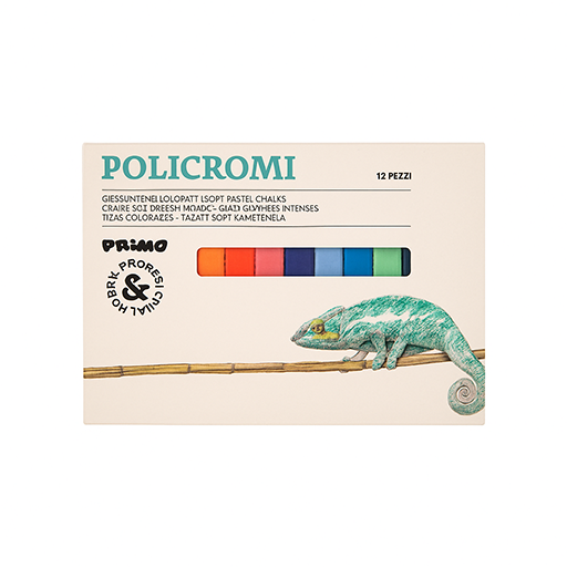 پاستل گچی جعبه مقوایی 12 رنگ (برند پریمو)