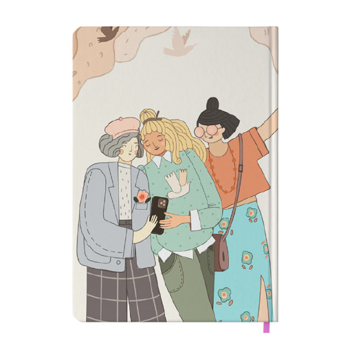 دفتر طراحی رحلی 80 برگ نخودی جلد سخت (برند مستر نوت)