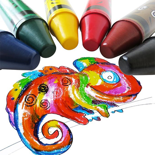 پاستل روغنی سوپر جامبو ۶ رنگ (اسکول فنز)-۴.jpg