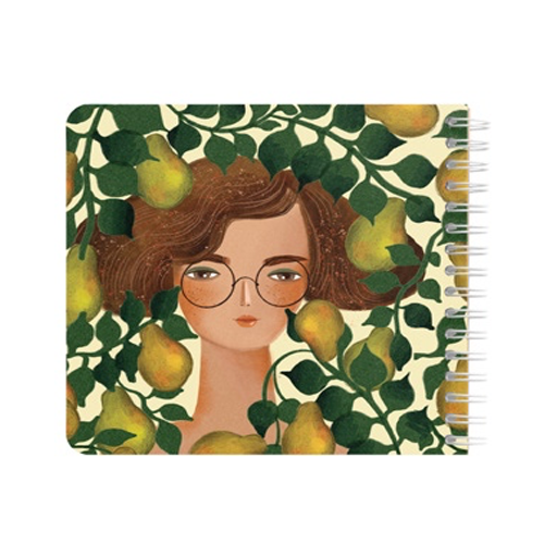 دفتر یادداشت 100 برگ سیمی جلد سخت (برند مستر نوت)