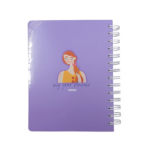 پلنر سالانه 130 برگ سیمی جلد سخت (برند آبرنگ)-۲.jpg