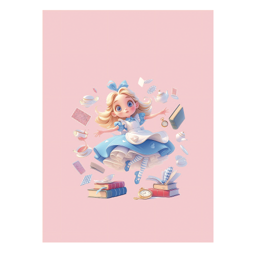 دفتر ۴۰ برگ تک خط چسبی فانتزی (برند مازلاین)-۲.png