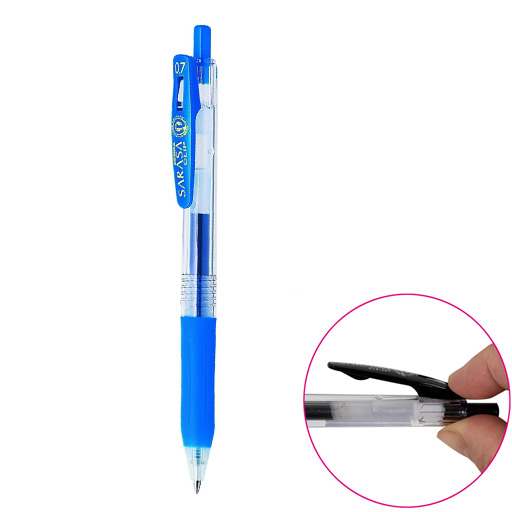 روان نویس ژلی ۰.۷ ساراسا کلیپ رنگ آبی کبالت (برند زبرا)