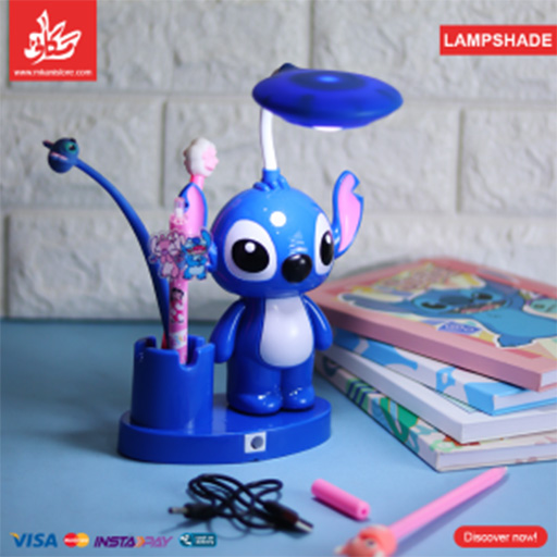 چراغ مطالعه و جا قلمی طرح استیج-آبی۲.jpg