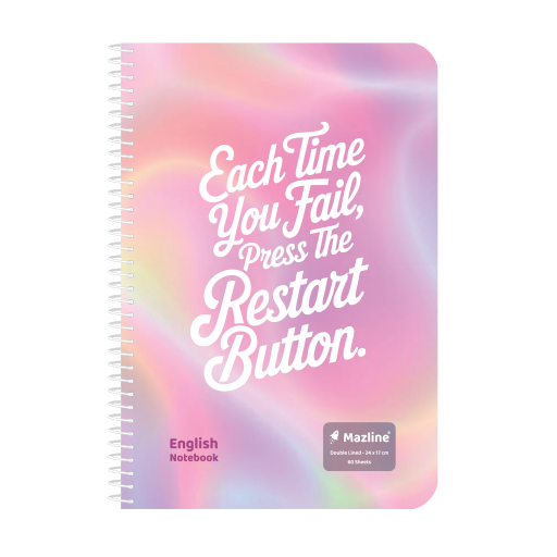 دفتر زبان 60 برگ دوخط سیمی فانتزی (برند مازلاین)-۱۱.png