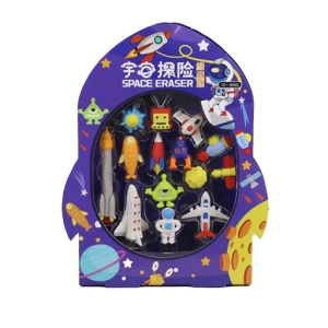 پاک کن فانتزی طرح موجودات فضایی بسته ۱۴ عددی