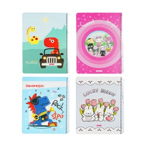 دفتر ۸۰ برگ حاشیه دار سیمی فانتزی (برند هیرو)