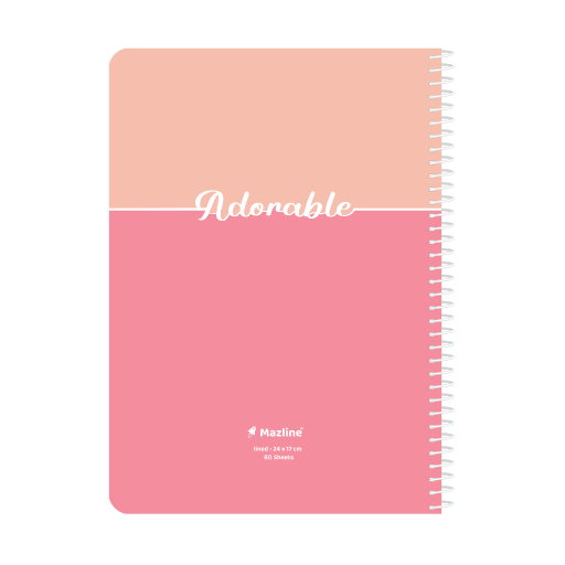 دفتر 80 برگ تک خط سیمی فانتزی (برند مازلاین)-۱۰.png