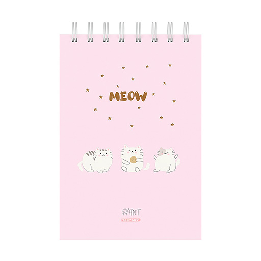 دفتر نقاشی 50 برگ A5 سیمی طلاکوب میو جلد سخت (برند برگ)