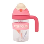 شیکر دسته دار پاستلی Star Cup  -صورتی.png