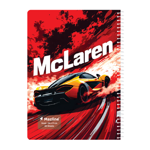 دفتر ۶۰ برگ تک خط سیمی فانتزی (برند مازلاین)-۹.png