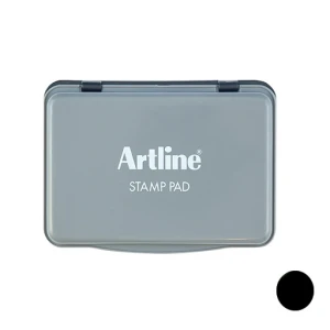 استامپ پد پلاستیکی سایز ۳ رنگ مشکی (برند آرت لاین)