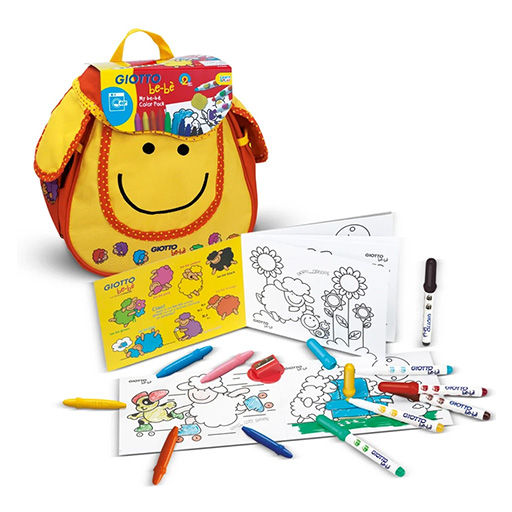 کوله مهد کودک همراه با وسایل (برند جیوتو)