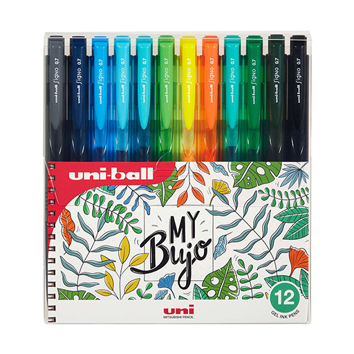 روان نویس 0/7 سیگنو ۱۲ رنگ  (برند یونی‌ بال)