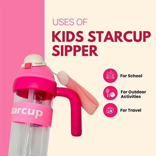 شیکر دسته دار پاستلی Star Cup -۳.png