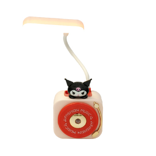 چراغ مطالعه و خواب همراه با تراش کرومی