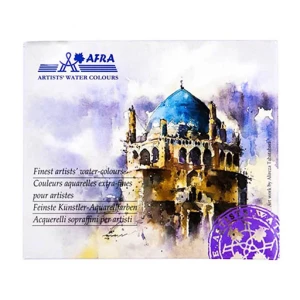 آبرنگ 12 رنگ (برند افرا)