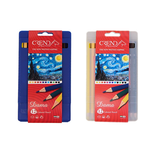 مداد رنگی ۱۲ رنگ (برند کرند)