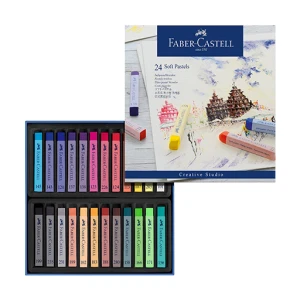 پاستل گچی ۲۴ رنگ (برند فابر کاستل)