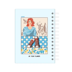 پلنر سالانه 130 برگ سیمی جلد سخت (برند آبرنگ)