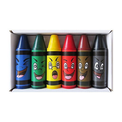 پاستل روغنی سوپر جامبو ۶ رنگ (اسکول فنز)