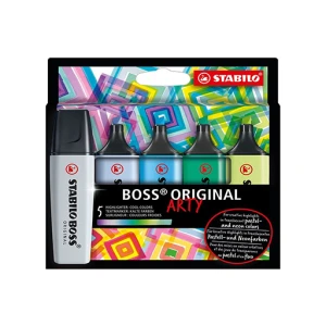 ماژیک علامت گذار باس اورجینال آرت ۵ رنگ (برند استابیلو)