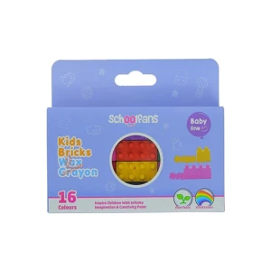 پاستل روغنی لگویی 16 رنگ (برند اسکول فنز)