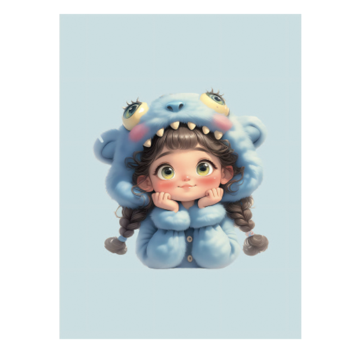 دفتر ۴۰ برگ تک خط چسبی فانتزی (برند مازلاین)-۴.png