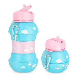 قمقمه سیلیکونی تاشو ۵۰۰ میل (برند اسکول فنز)