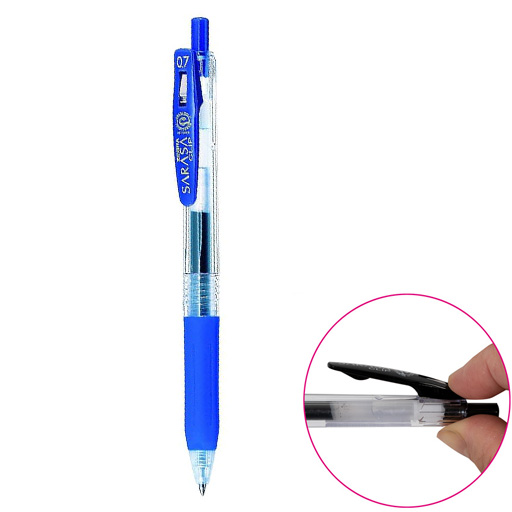 روان نویس ژلی ۰.۷ ساراسا کلیپ رنگ آبی روشن (برند زبرا)