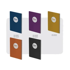 دفتر یادداشت 80 برگ سیمی فانتزی جلد نرم (برند الیپون)