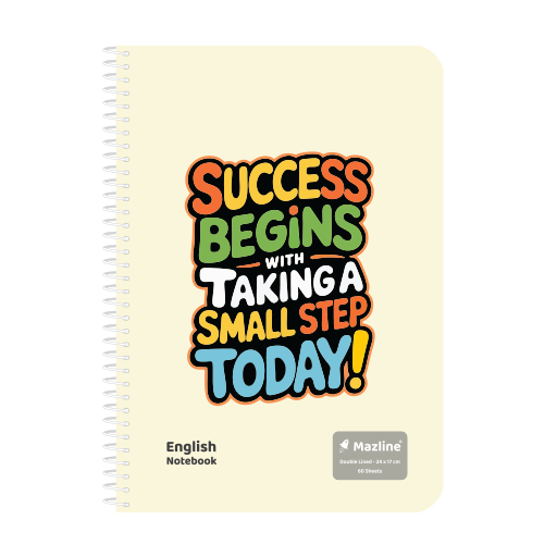 دفتر زبان 60 برگ دوخط سیمی فانتزی (برند مازلاین)-۶.png