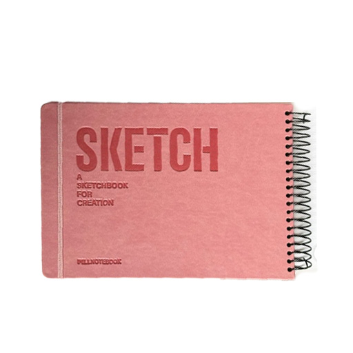 دفتر طراحی 60 برگ A5 اسکچ (برند پیل)-صورتی.jpg