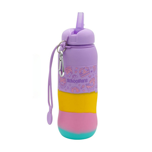 قمقمه سیلیکونی طرح کاپ کیک ۵۰۰ میل (برند اسکول فنز)