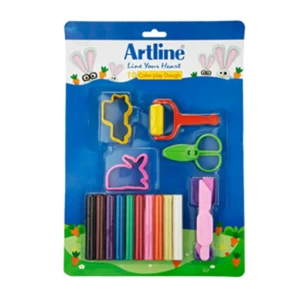 خمیر بازی بلیستری با وسایل ۱۰ رنگ (برند آرت لاین)