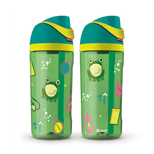 قمقمه فانتزی طرح اقیانوس (برند شوتای) -سبز.png