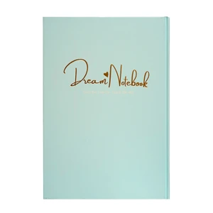 دفتر ۱۰۰ برگ A۴ خط دار کیوت پالت طلاکوب جلد سخت (برند برگ)