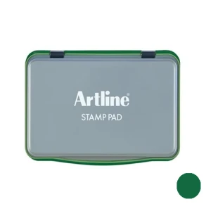 استامپ پد پلاستیکی سایز ۳ رنگ سبز (برند آرت لاین)