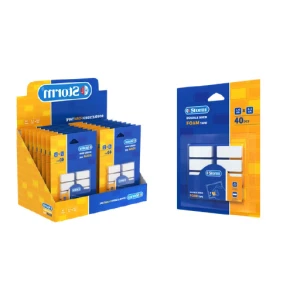 چسب دو طرفه مستطیل فومی ۳.۵ در ۱.۶ سانتیمتر بسته ۴۰ عددی (برند استورم)