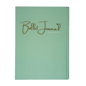 دفتر بولت ژورنال ۱۰۰ برگ A۴ نقطه ای کیوت پالت طلاکوب جلد سخت (برند برگ)