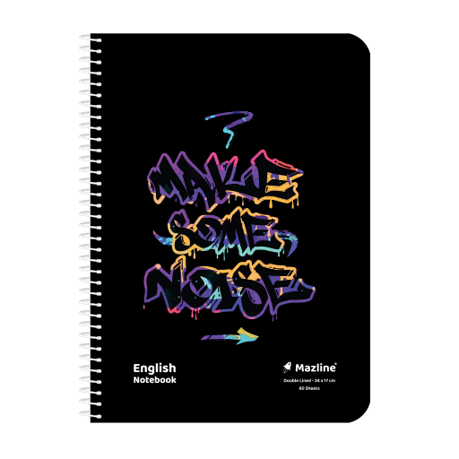 دفتر زبان 60 برگ دوخط سیمی فانتزی (برند مازلاین)-۸.png