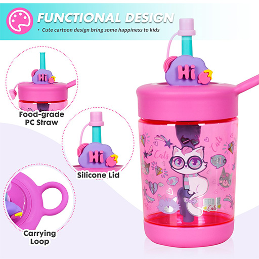 لیوان نی دار با همزن ۵۰۰ میل (برند اسکول فنز)-۱.jpg