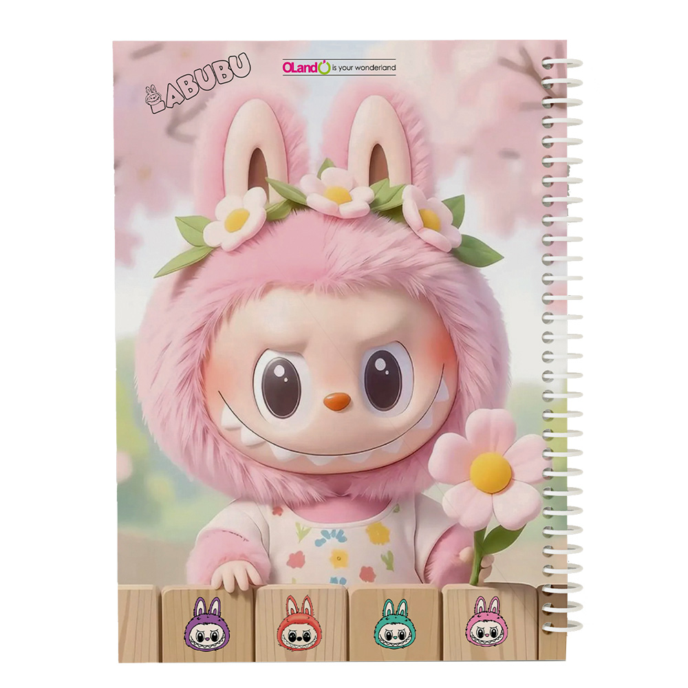 دفتر ۵۰ برگ سیمی طرح لبوبو (برند اُلند)-10.jpg