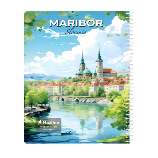 دفتر ۱۰۰ برگ تک خط سیمی فانتزی (برند مازلاین)-۹.jpg