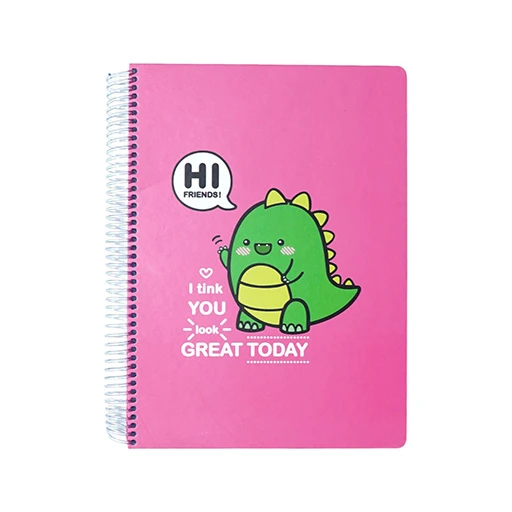 دفتر نقاشی ۱۰۰ برگ رحلی جلد سخت (برند لانگو)-صورتی.jpg