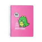 دفتر نقاشی ۱۰۰ برگ رحلی جلد سخت (برند لانگو)-صورتی.jpg