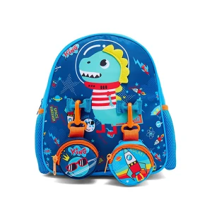 کوله پشتی مهد کودکی طرح دایناسور فضانورد (برند وست)
